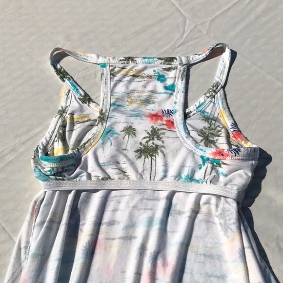 SO Tropical Beach Print Halter Style Swing Dress Size XSmall - Picture 14 of 14